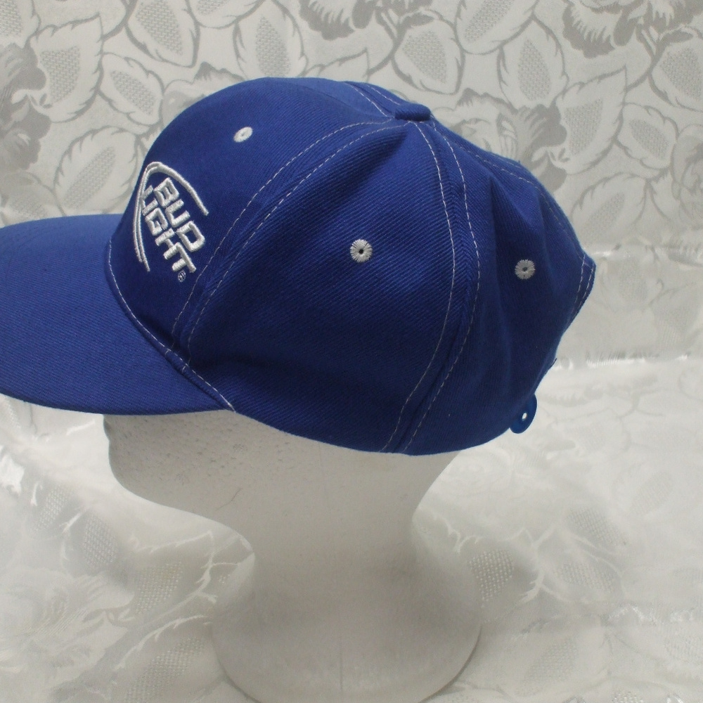 Bud Light Blue Baseball Cap One Size Fits All - Picture 4 of 4